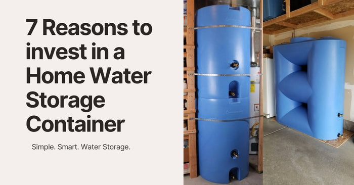 7 Reasons to invest in a Home Water Storage Container - Water Supply Tanks