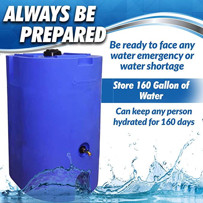 Water BOB Survival Emergency Drinking Fresh Water Storage 100-Gallons Kit  Sealed